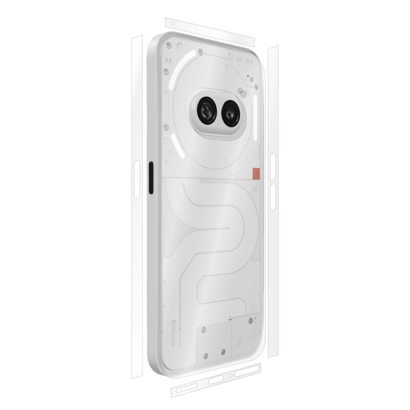 Nothing Phone (2a) (2024, 6.7″) - Clear Skin