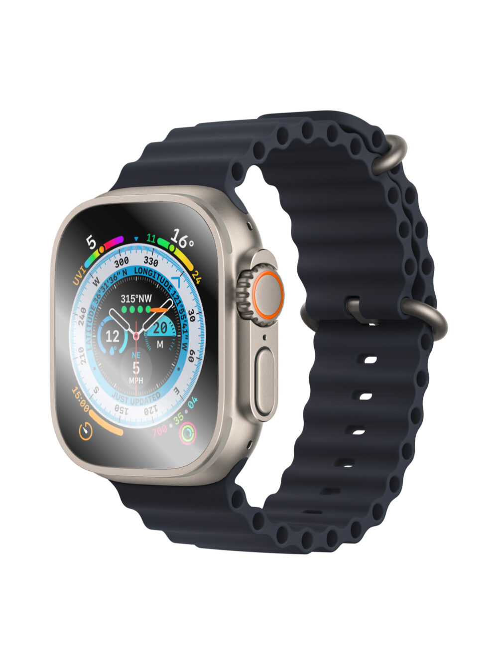 Apple Watch Ultra 2 (49mm, 2023) - Folie Protecție Ecran (Pachet de 2) - Gloss