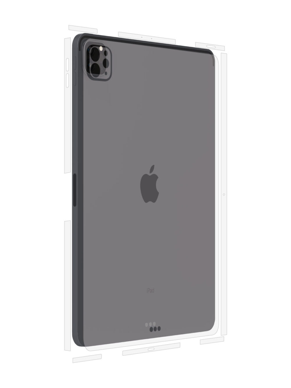 Apple iPad Pro M2 (2022, 12.9″) - Skin Transparent