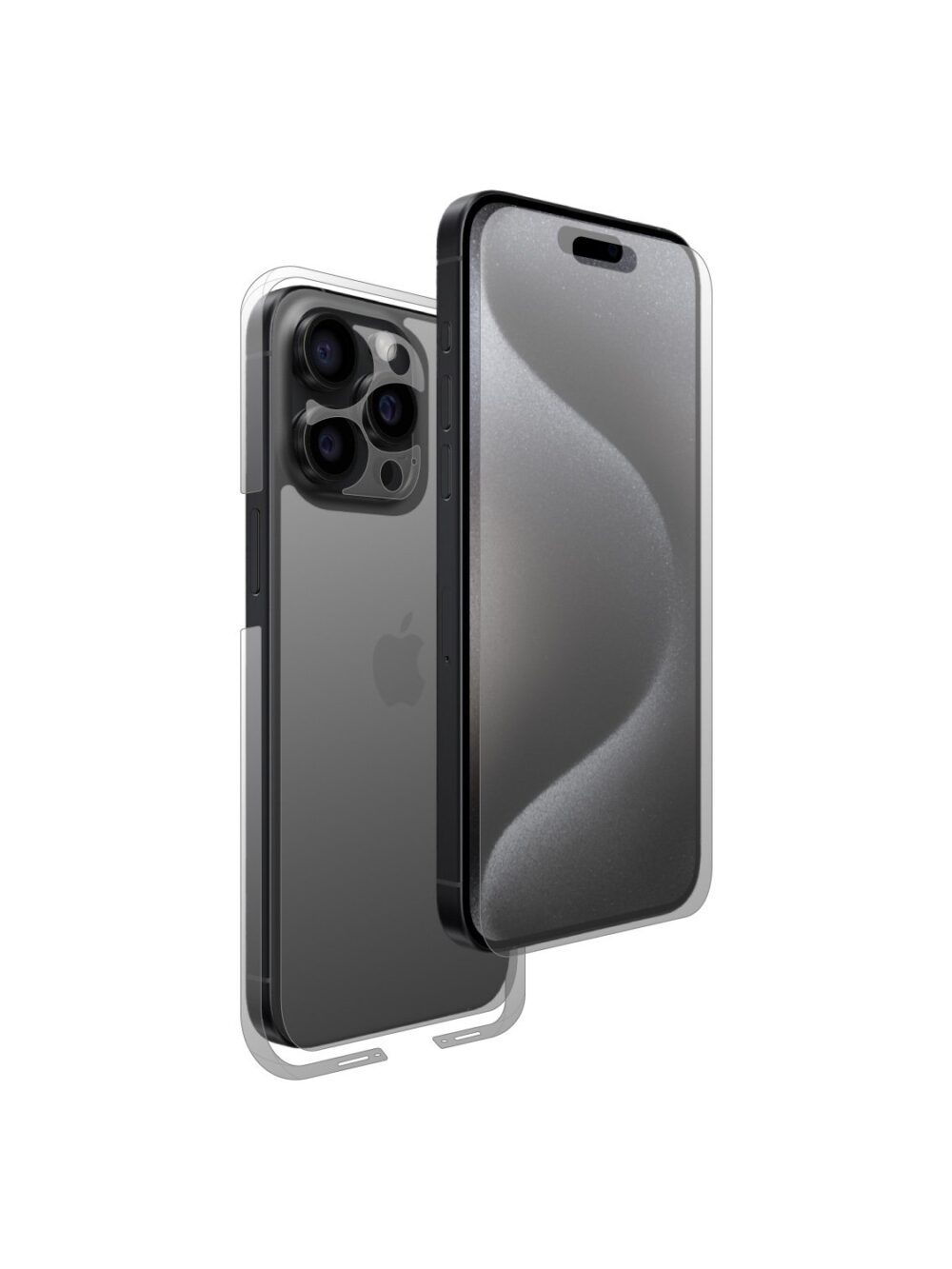 Apple iPhone 15 Pro (6.1″, 2023) - Skin Transparent