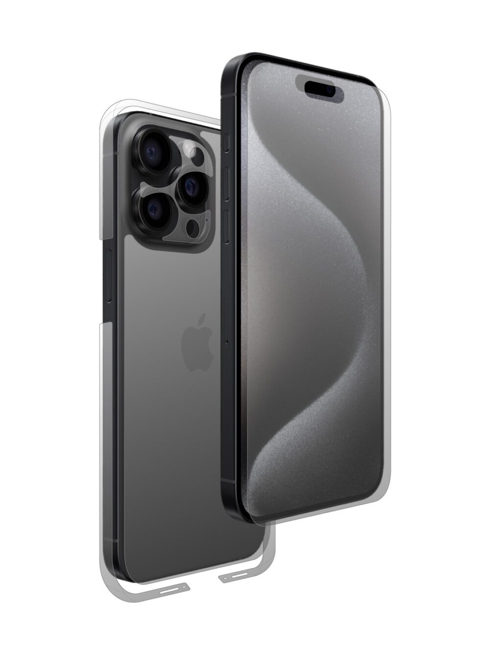 Apple iPhone 15 Pro Max (6.7″, 2023) - Skin Transparent