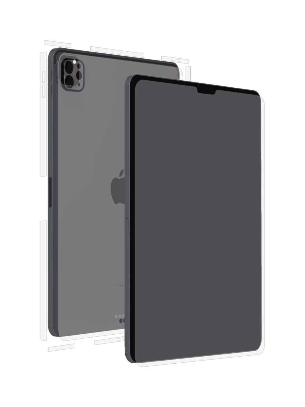 Apple iPad Pro M2 (2022, 11-inch) - Skin Transparent