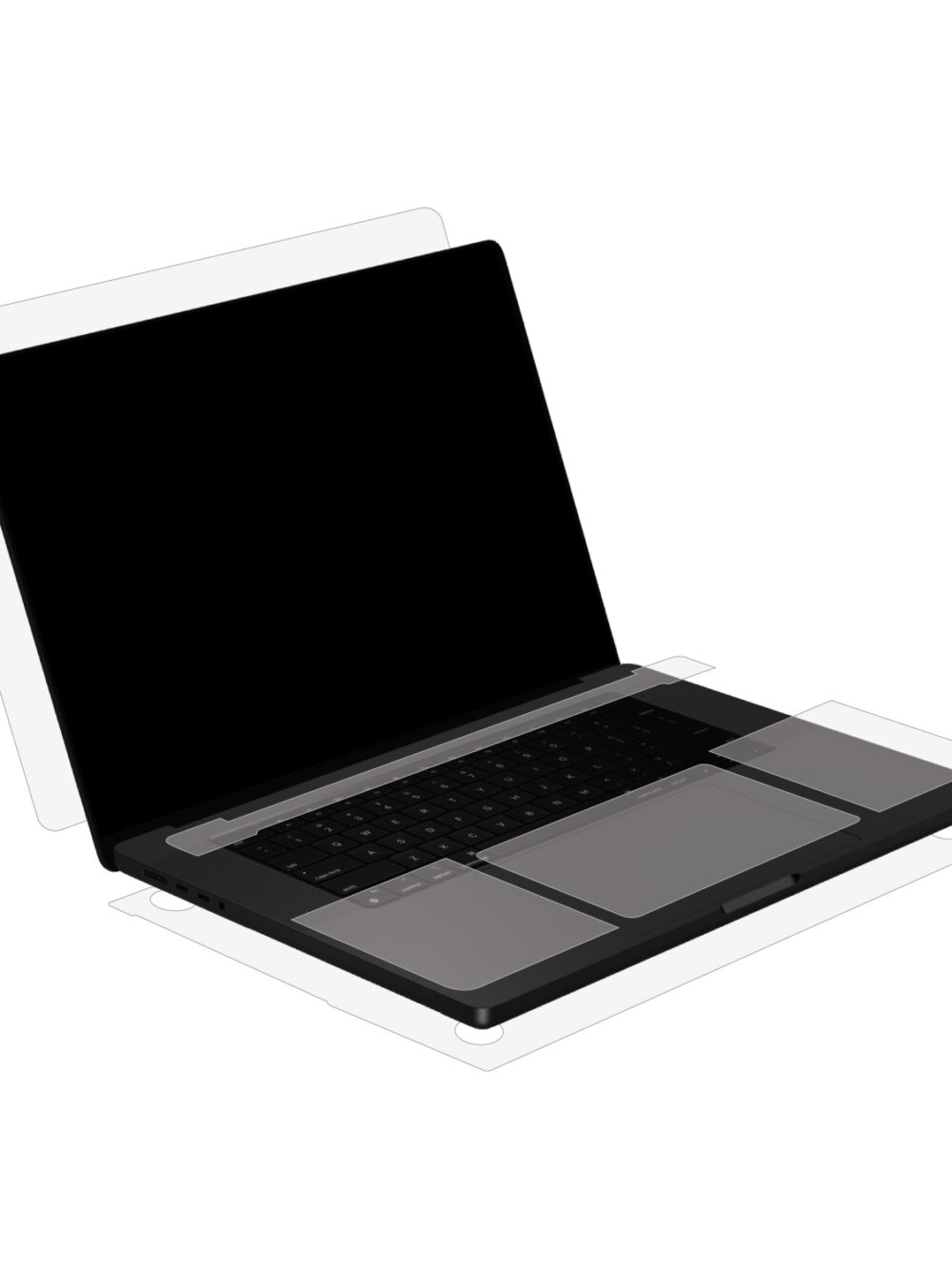 MacBook Pro 14″ (2021, M1) - Skin Transparent