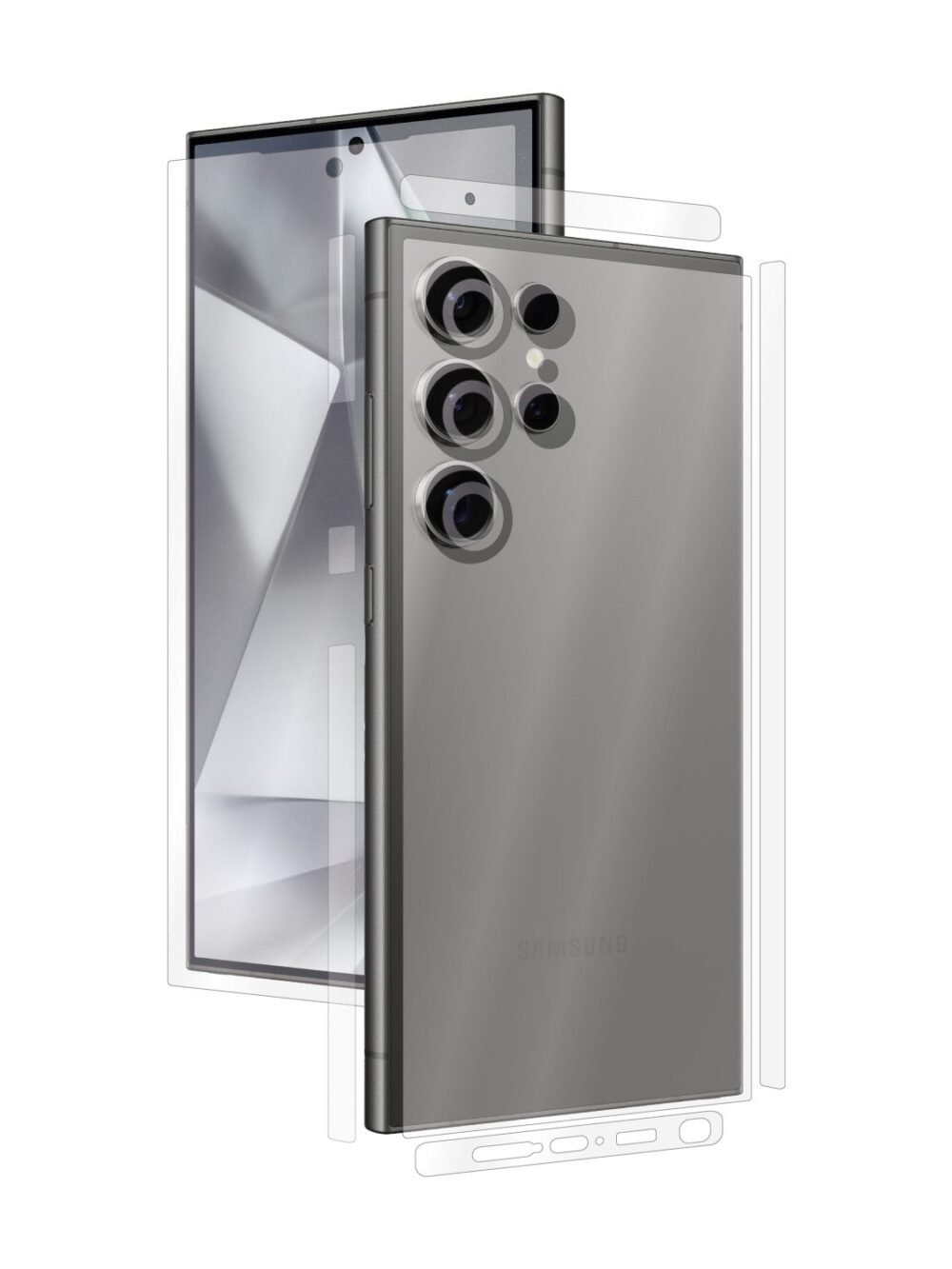 Samsung Galaxy S24 Ultra (6.8″, 2024) - Skin Transparent