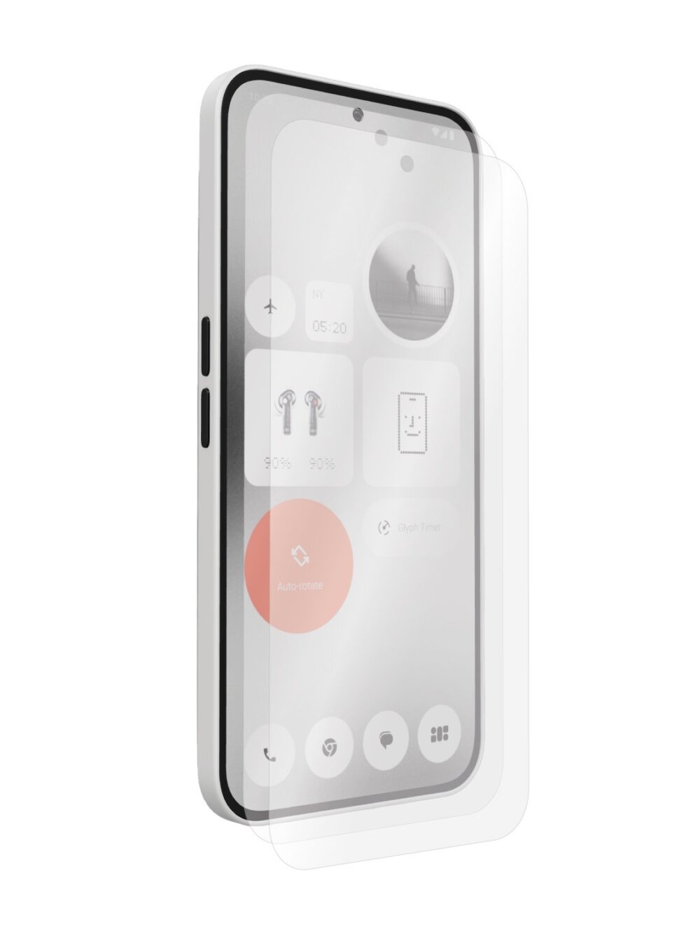 Nothing Phone (2a) (6.7″, 2024) – Folie Protecție Ecran (Pachet de 2) - Gloss