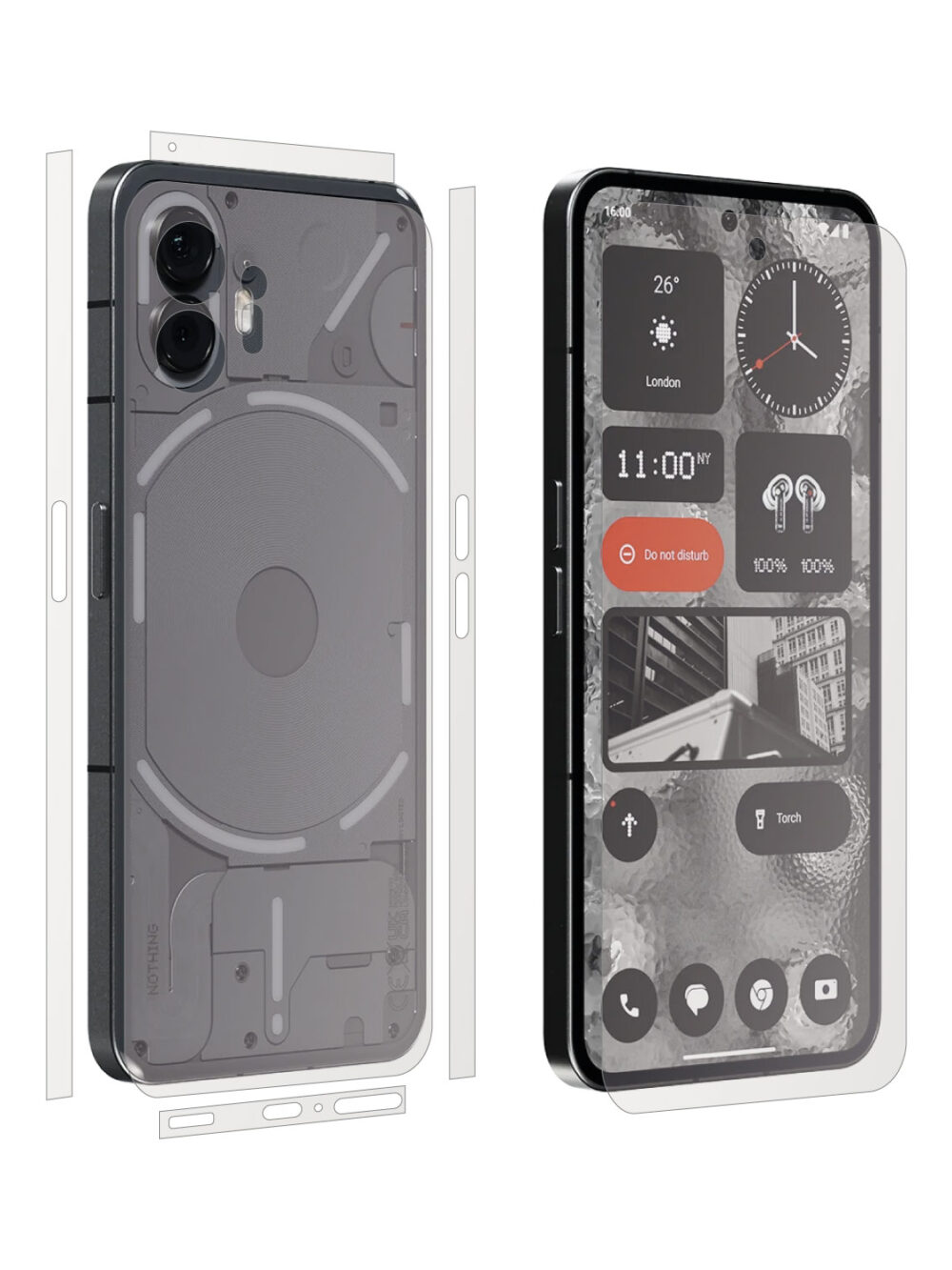 Nothing Phone (2) (2023, 6.7″) - Skin Transparent