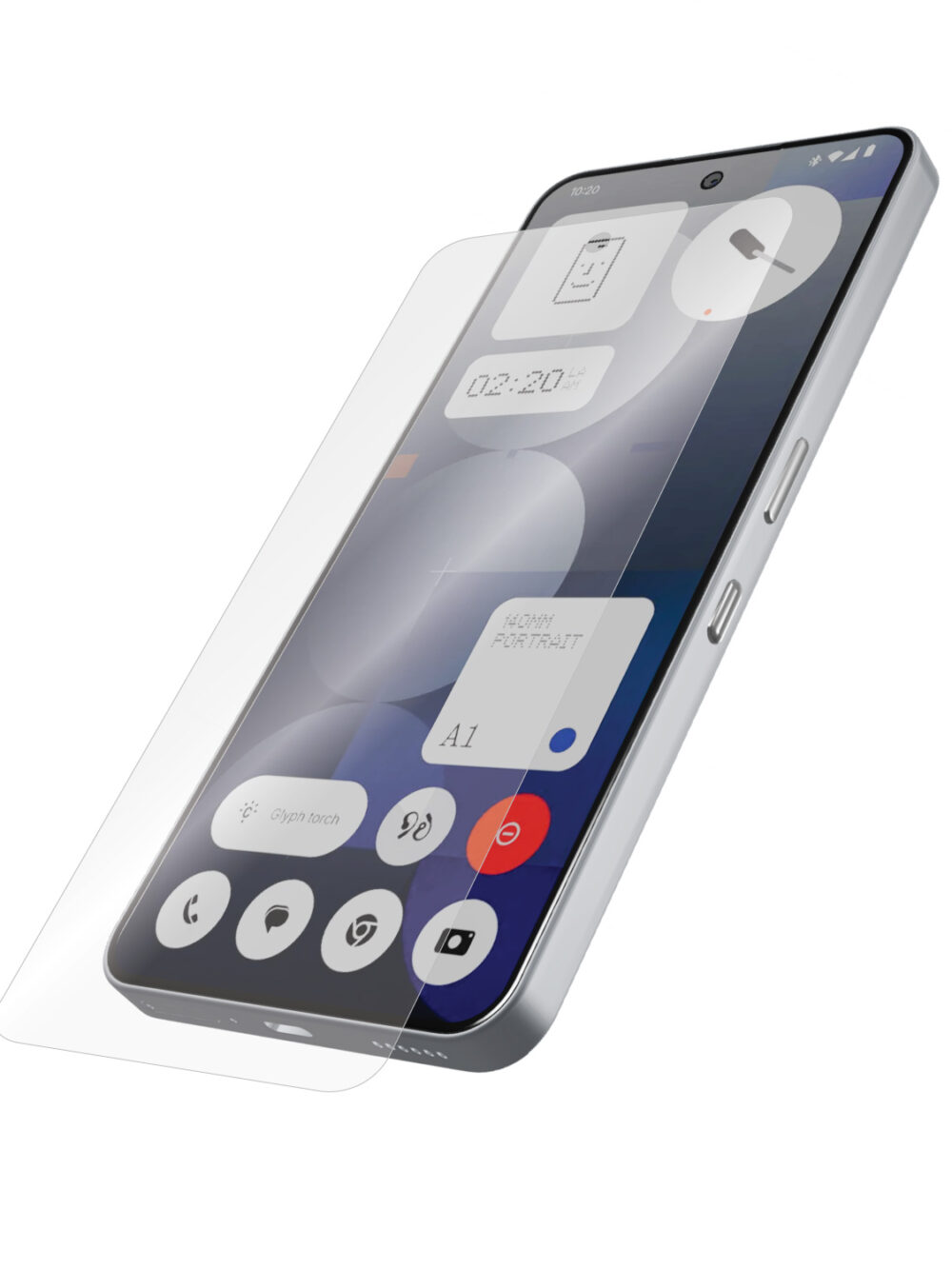 Nothing Phone (3a) (6.77", 2025) - Folie Protecție Ecran (Pachet de 2) - Gloss